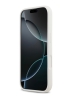 Karl Lagerfeld для iPhone 17 чехол Liquid Silicone Sketch Karl & Choupette Hard White (MagSafe)