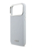 DKNY для iPhone 17 Pro Max чехол PU Horizon Metal logo Hard + Metal Wrist Chain Blue (MagSafe)