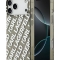Karl Lagerfeld для iPhone 17 Pro Max чехол IML Repeat Logo Hard Transparent/Silver