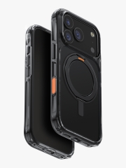 Uniq для iPhone 17 Pro чехол Swivix with 360-Rotating stand Carbon Black (Magsafe)