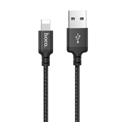 HOCO кабель X14 Times speed charging data cable iPhone (1 метр) Black