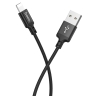 HOCO кабель X14 Times speed charging data cable iPhone (1 метр) Black