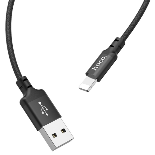 HOCO кабель X14 Times speed charging data cable iPhone (1 метр) Black