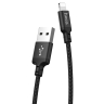 HOCO кабель X14 Times speed charging data cable iPhone (1 метр) Black