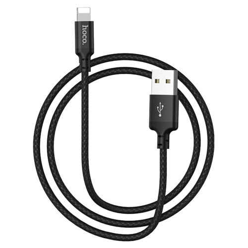 HOCO кабель X14 Times speed charging data cable iPhone (1 метр) Black