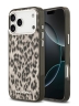 Karl Lagerfeld для iPhone 17 Pro чехол IML Leopard Metal camera Hard Brown (MagSafe)