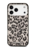 Karl Lagerfeld для iPhone 17 Pro чехол IML Leopard Metal camera Hard Brown (MagSafe)