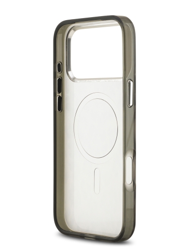 Karl Lagerfeld для iPhone 17 Pro чехол IML Leopard Metal camera Hard Brown (MagSafe)