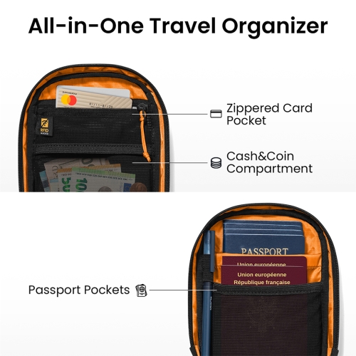 Tomtoc Travel сумка для аксессуаров Aviator-T37 X-Pac Crossbody Bag 1.3L Black