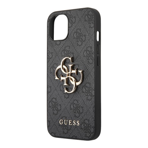 Чехол Guess 4G Big metal logo Hard для iPhone 13, серый