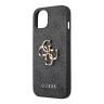 Чехол Guess 4G Big metal logo Hard для iPhone 13, серый