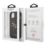 Чехол Guess 4G Big metal logo Hard для iPhone 13, серый