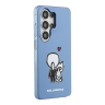 Karl Lagerfeld для Galaxy S26 Ultra чехол IML Sketch Karl & Choupette Back Hard Blue (MagSafe)