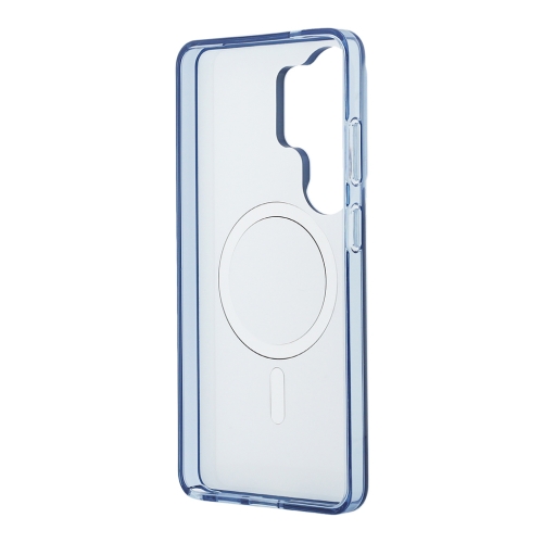 Karl Lagerfeld для Galaxy S26 Ultra чехол IML Sketch Karl & Choupette Back Hard Blue (MagSafe)