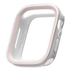 Чехол Elago DUO case для Apple Watch 7/6/SE/5/4 45/44 мм, прозрачный/розовый