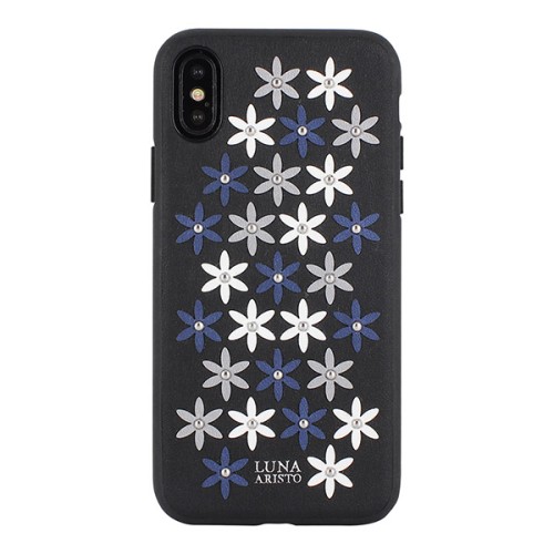 Чехол Luna Aristo Daisies для iPhone XS Max, черный