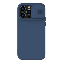 Чехол Nillkin CamShield Silky Silicone для iPhone 14 Pro, Midnight Blue