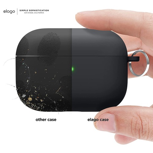 Чехол Elago Liquid Hang case для AirPods Pro 2, черный