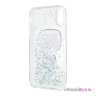 Чехол Karl Lagerfeld Liquid Glitter Iconic Karl Hard Iridescent для iPhone XR