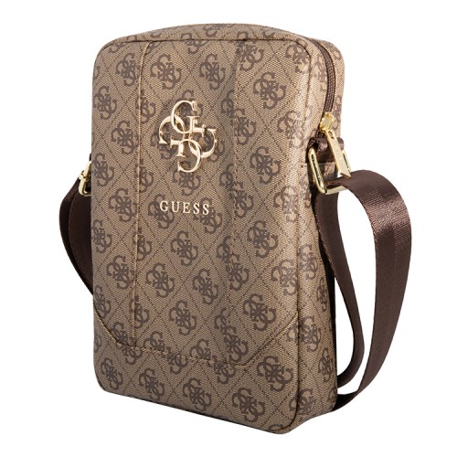 Сумка Guess 4G Bag with Big metal logo для планшета до 10", коричневая