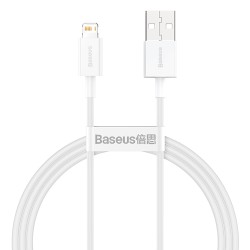 Кабель Baseus Superior Series Fast Charging Data Cable USB-A/Lightning 2.4A (1.5 м), белый