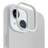 Uniq для iPhone 15 чехол LINO Chalk Grey (Magsafe)