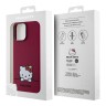 Hello Kitty для iPhone 14 Pro Max чехол Liquid silicone Dreaming Kitty Hard Red