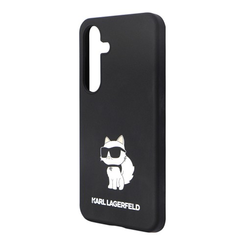 Karl Lagerfeld для Galaxy S24 чехол Liquid silicone NFT Choupette Hard Black