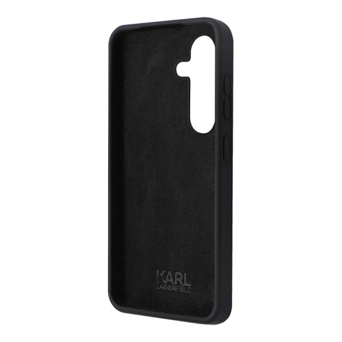Karl Lagerfeld для Galaxy S24 чехол Liquid silicone NFT Choupette Hard Black