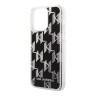 Karl Lagerfeld для iPhone 15 Pro Max чехол Liquid Glitter Monogram Hard Black
