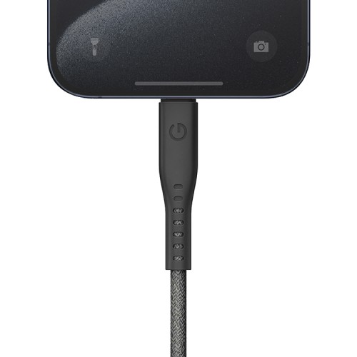 EnergEA Кабель FLOW USB-C to USB-C 3.2 Gen2 PD240W/20Gbps 5A Nanoweave Magnetic tie Black 1.0m