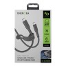 EnergEA Кабель FLOW USB-C to USB-C 3.2 Gen2 PD240W/20Gbps 5A Nanoweave Magnetic tie Black 1.0m