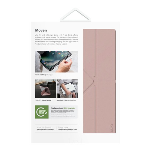 Uniq для iPad Air 13" (2024/25) чехол Moven Pink