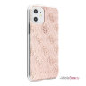 Чехол Guess 4G collection Hard Glitter для iPhone 11, розовый