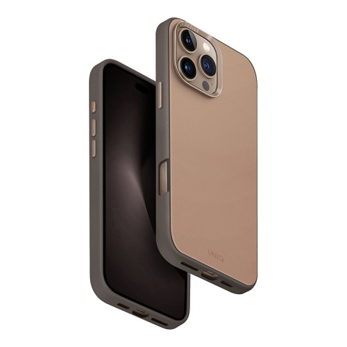 Uniq для iPhone 16 Pro Max чехол Lyden DS Canary Natural/Flint Grey (Magsafe)