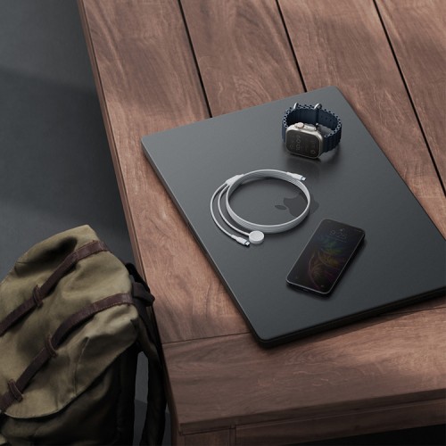 Energea ЗУ для Apple Watch Bazic GoCharge Deuce 2in1 кабель USB-C to C +AW chager 1.8m White