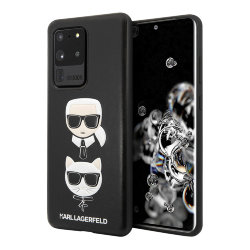 Чехол Karl Lagerfeld Karl and Choupette Hard для Galaxy S20 Ultra, черный