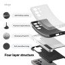 Elago для Galaxy S25 Ultra чехол Soft silicone (Liquid) Black