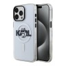 Karl Lagerfeld для iPhone 15 Pro Max чехол PC/TPU Sketch Choupette прозрачный (MagSafe)