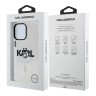 Karl Lagerfeld для iPhone 15 Pro Max чехол PC/TPU Sketch Choupette прозрачный (MagSafe)