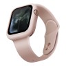 Чехол Uniq LINO для Apple Watch 4/5/6/SE 44 мм, розовый