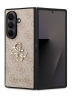 Guess для Galaxy Z Fold7 чехол PU 4G Big metal logo Hard Pink