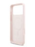 Guess для iPhone 17 Pro Max чехол Liquid silicone Gold metal logo Hard Pink (MagSafe)