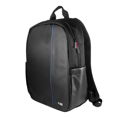 Рюкзак BMW Computer Backpack Compact Carbon для ноутбука до 15 дюймов, черный/синий