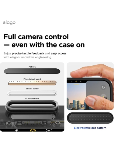 Elago для iPhone 17 Pro Max чехол Magnetic Armor Ring Stand Black (MagSafe)