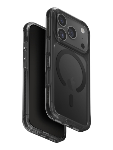 Uniq для iPhone 17 Pro чехол Combat Carbon Black (MagSafe)