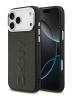 DKNY для iPhone 17 Pro Max чехол PU Large Embossed Vertical logo Metal camera Hard Black