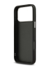 DKNY для iPhone 17 Pro Max чехол PU Large Embossed Vertical logo Metal camera Hard Black