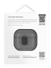 Uniq для Airpods 4 чехол Glase PRO TPU Lock case Glossy Smoke