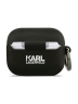 Karl Lagerfeld для Airpods Pro 3 чехол Silicone case with ring NFT 3D Karl Black